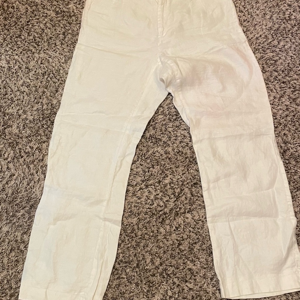 Chic Linen Wide Leg Pants